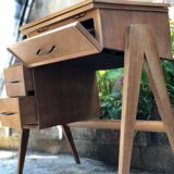 Vintage desk feet compass