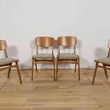 Chaises de Salle à Manger Boomerang de Gościcńskie Furniture Fabryki, 1960s, Set de 4