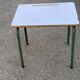 Bureau écolier bois et acier vert