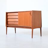 Bosteels Meubelen unique small sideboard in walnut Belgium 1970