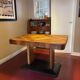 Walnut Art Deco Czech dining table