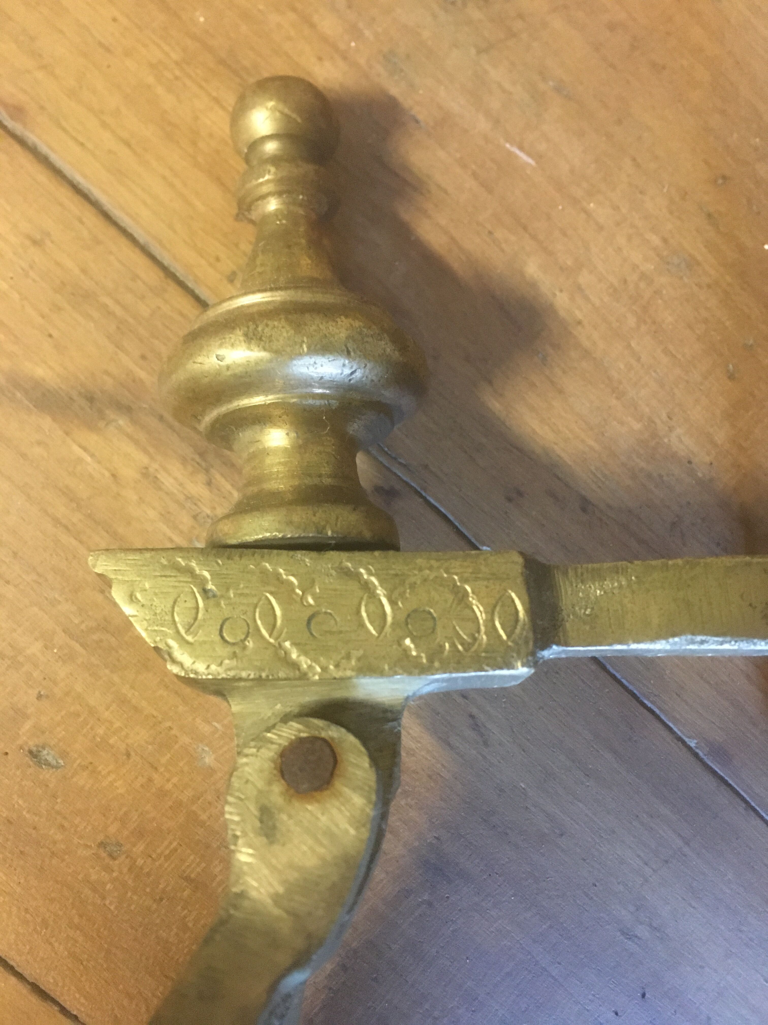 Brass door knocker