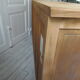 Buffet 3 doors of beautiful Louis XVI style in raw wood