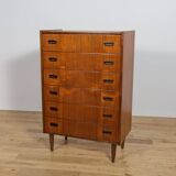 Mid-century teak dresser, Denmark, 1960s