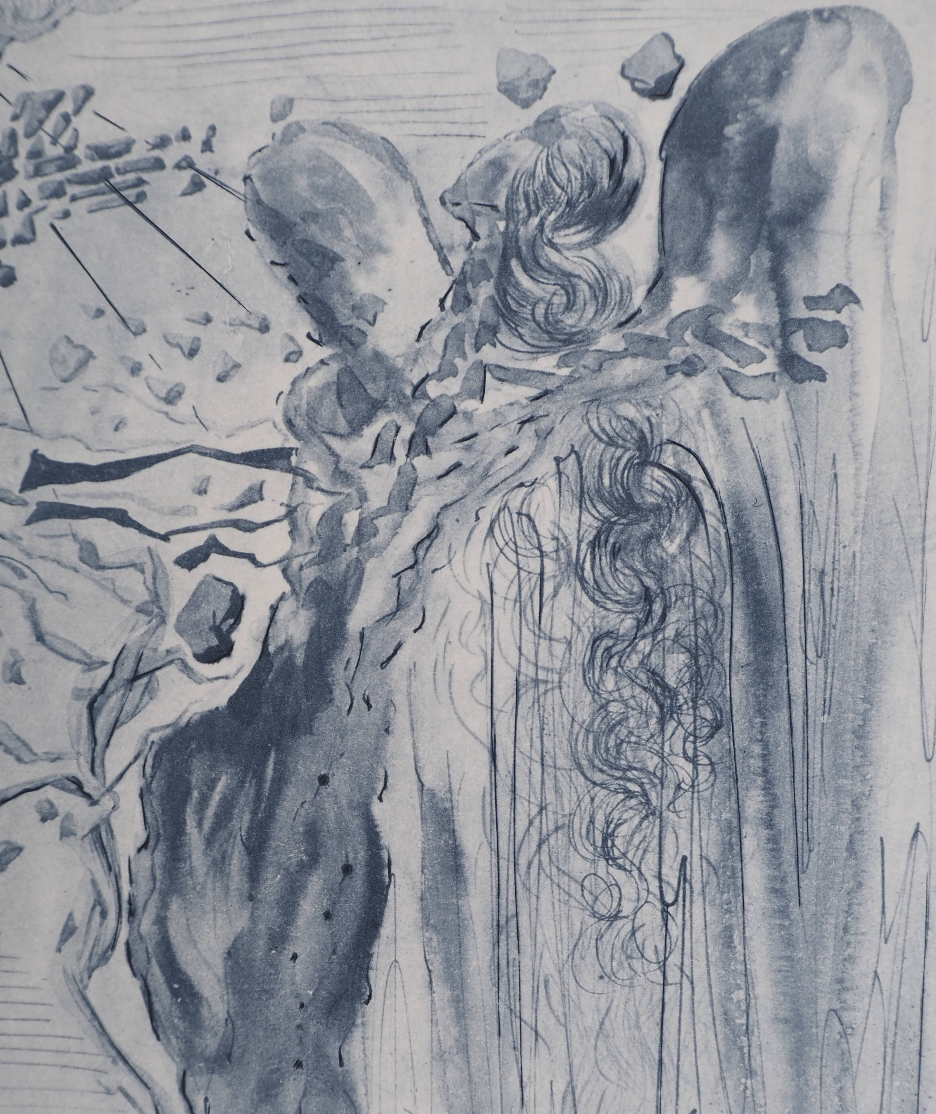 Salvador Dali: Divine Comedy, The Radiance of Glorious Bodies, signed engraving