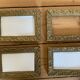 Set of 5 frames and a medium frame