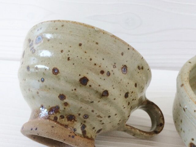 Gustave Tiffoche 70s Pyrets Sandstone Cup Lot