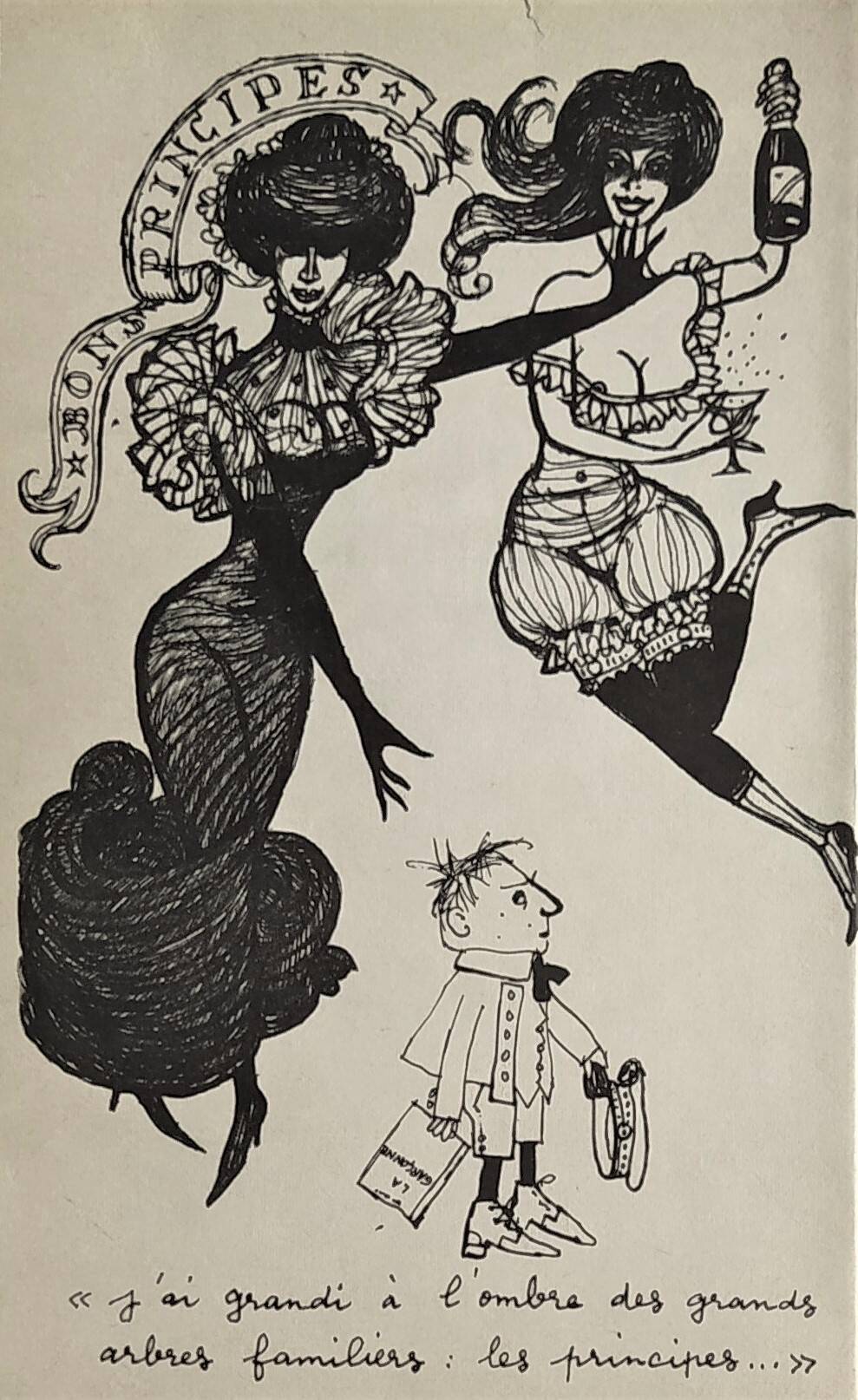Harmful illustration from 1962 (family series) "the principles"