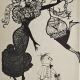 Daninos illustration from 1962 (family series) “the principles”