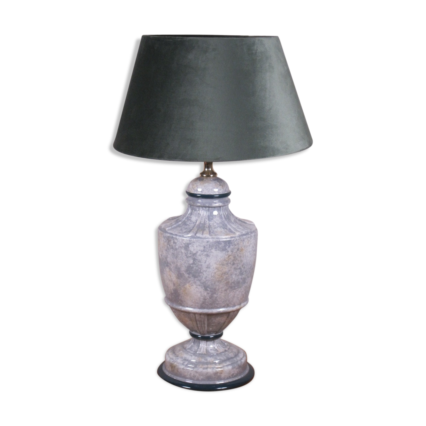 Vintage ceramic lamp brand monteuse robert de schuytener model mayerling