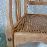 Wooden armchairs and canning