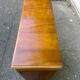 Chippendale display cabinet in wood, English Queen Anne dresser bookcase from 1960.