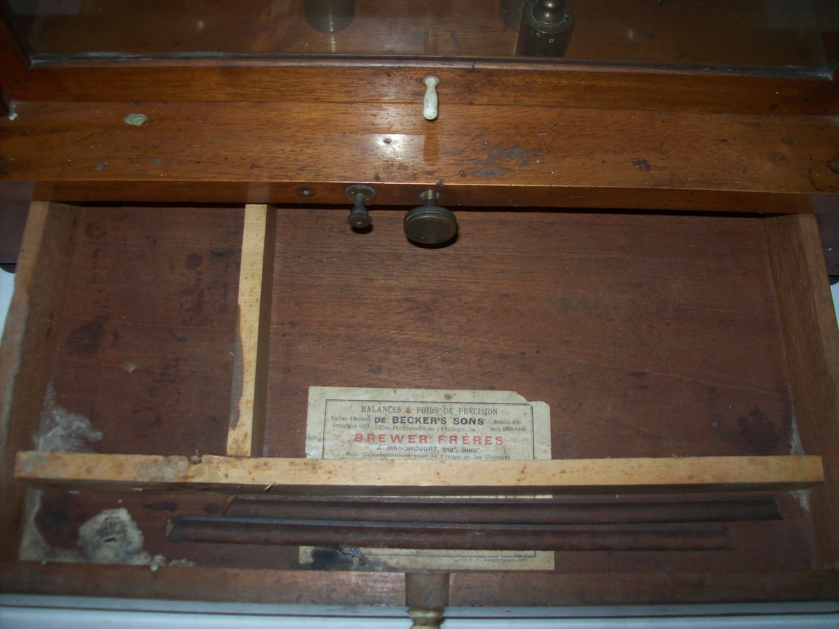 Old pharmacy scale