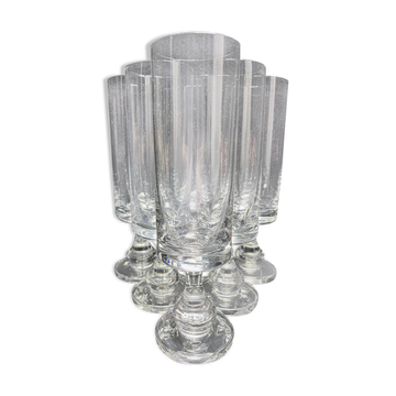 6 verres à champagne