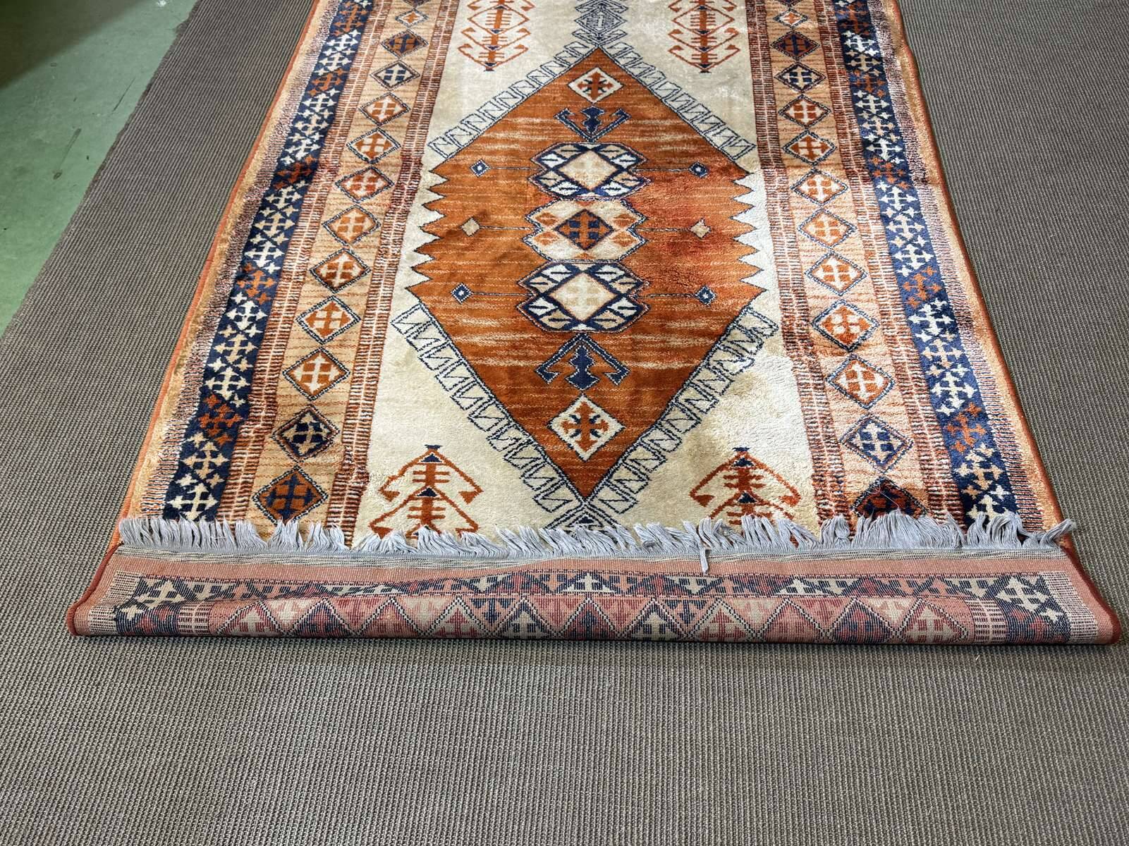 Handmade wool Persian carpet