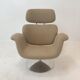 Fauteuil tulipe et pouf par Pierre Paulin pour Artifort, années 1980