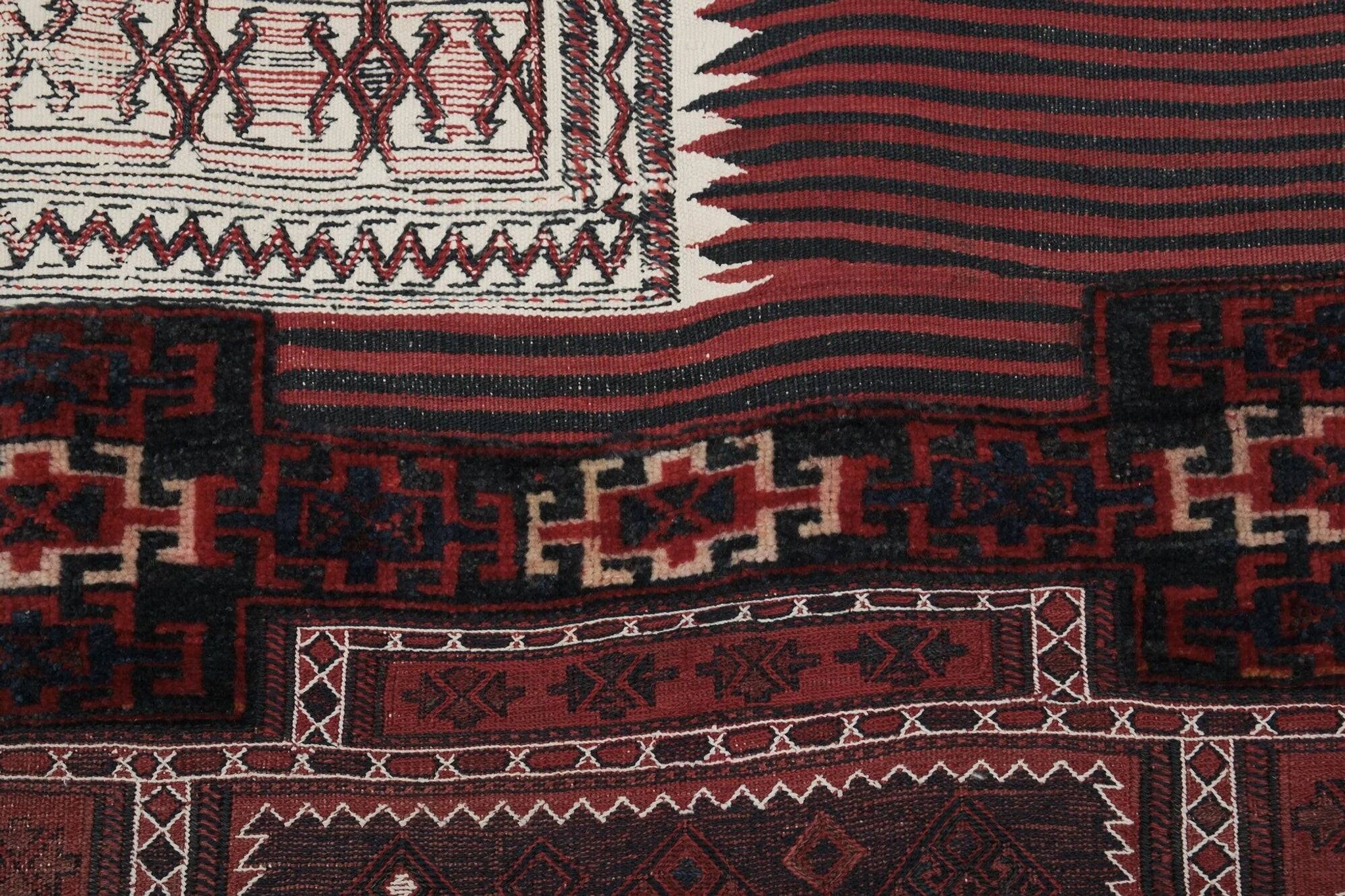 Tapis turc vintage fait main 95x235 cm