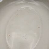 vegetable serving dish tureen earthenware English floral green decoration