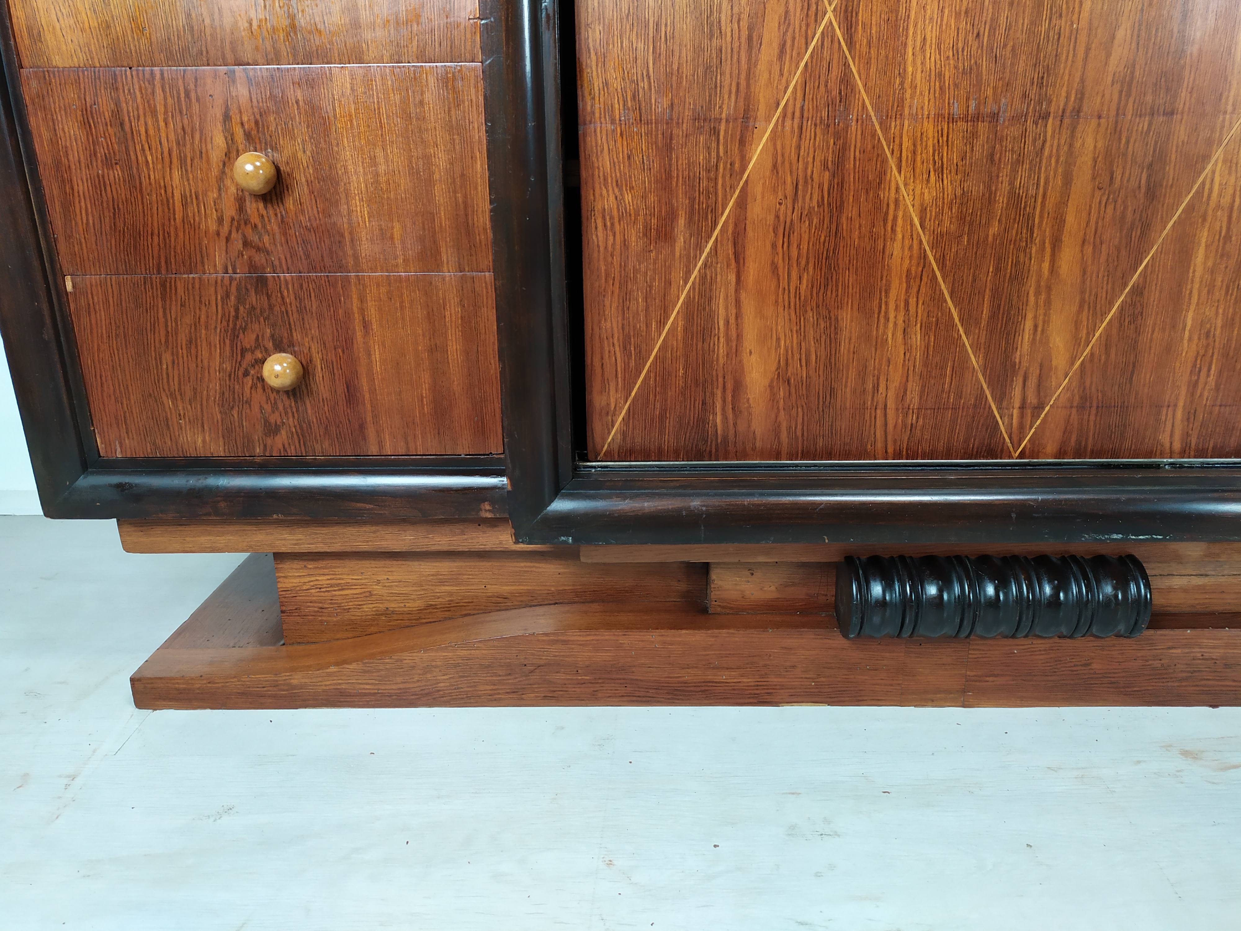 Art Deco library cabinet