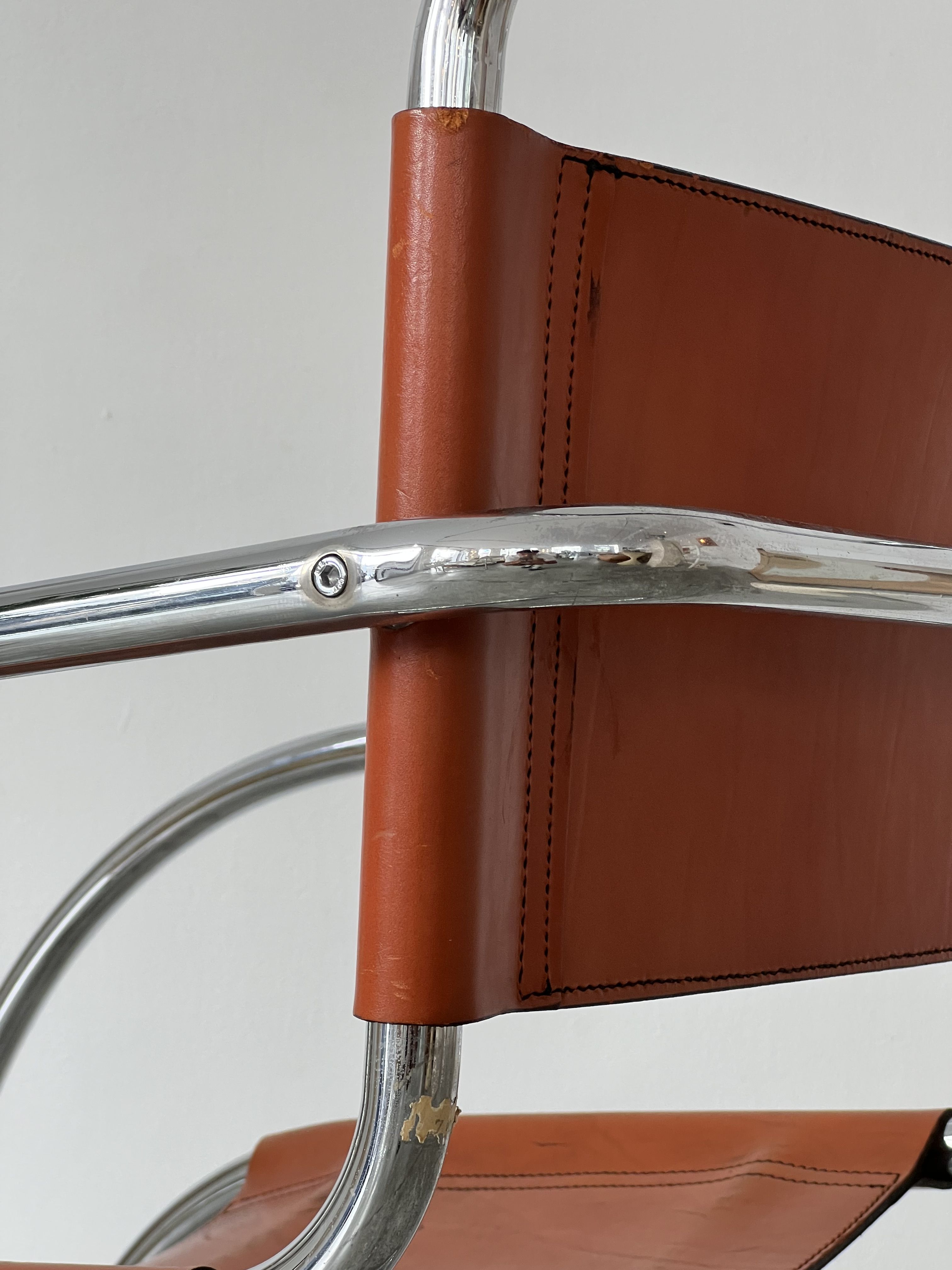 MR20 armchair by Ludwig Mies van der Rohe for Knoll international 60s