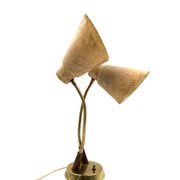 Mid-century modern two lights lamp, France circa 1960