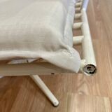 Pair of metal and Bakelite armchairs, 1960s design.