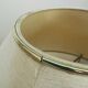 Vintage Brass Table Lamp with Fabric Shade, Mid-Century Bedside Light