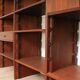 A vintage mid-century teak Gianfranco Frattini style bookcase room divider