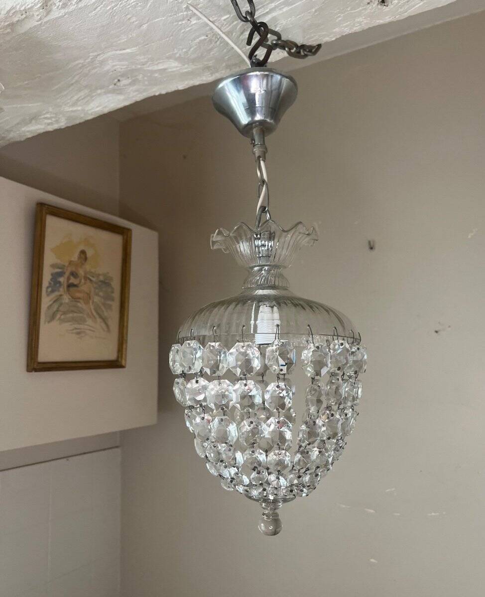 Basket ceiling light