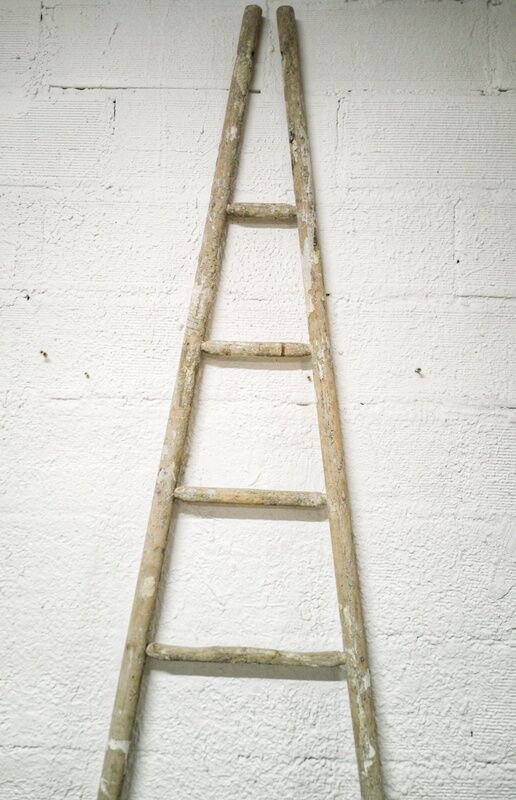 Old wooden ladder