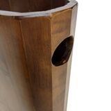 Porte-parapluies vintage en bois, design minimaliste des années 1960