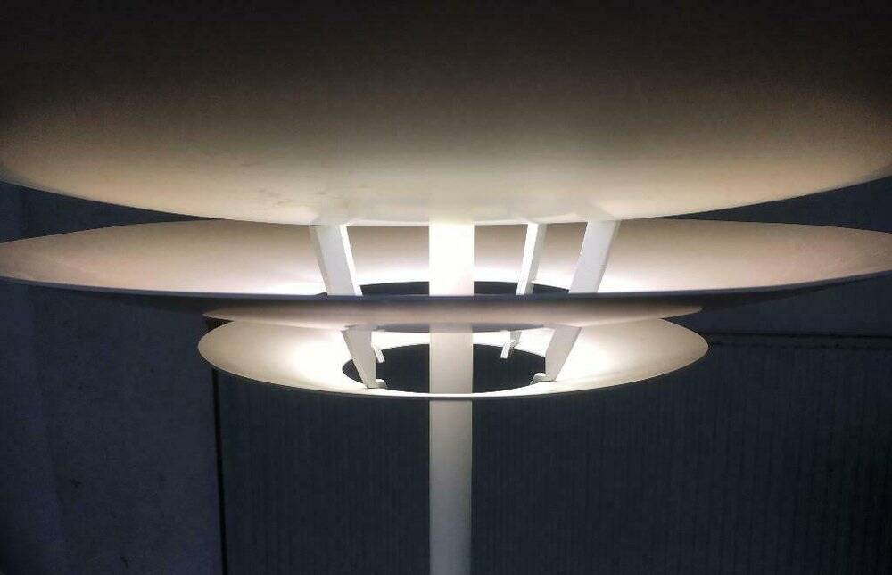 Vintage floor lamp model Oslo by Kurt Norregaard for Louis Poulsen, 1990s.