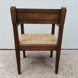 Suite of four mulched table chairs