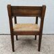 Suite of four mulched table chairs