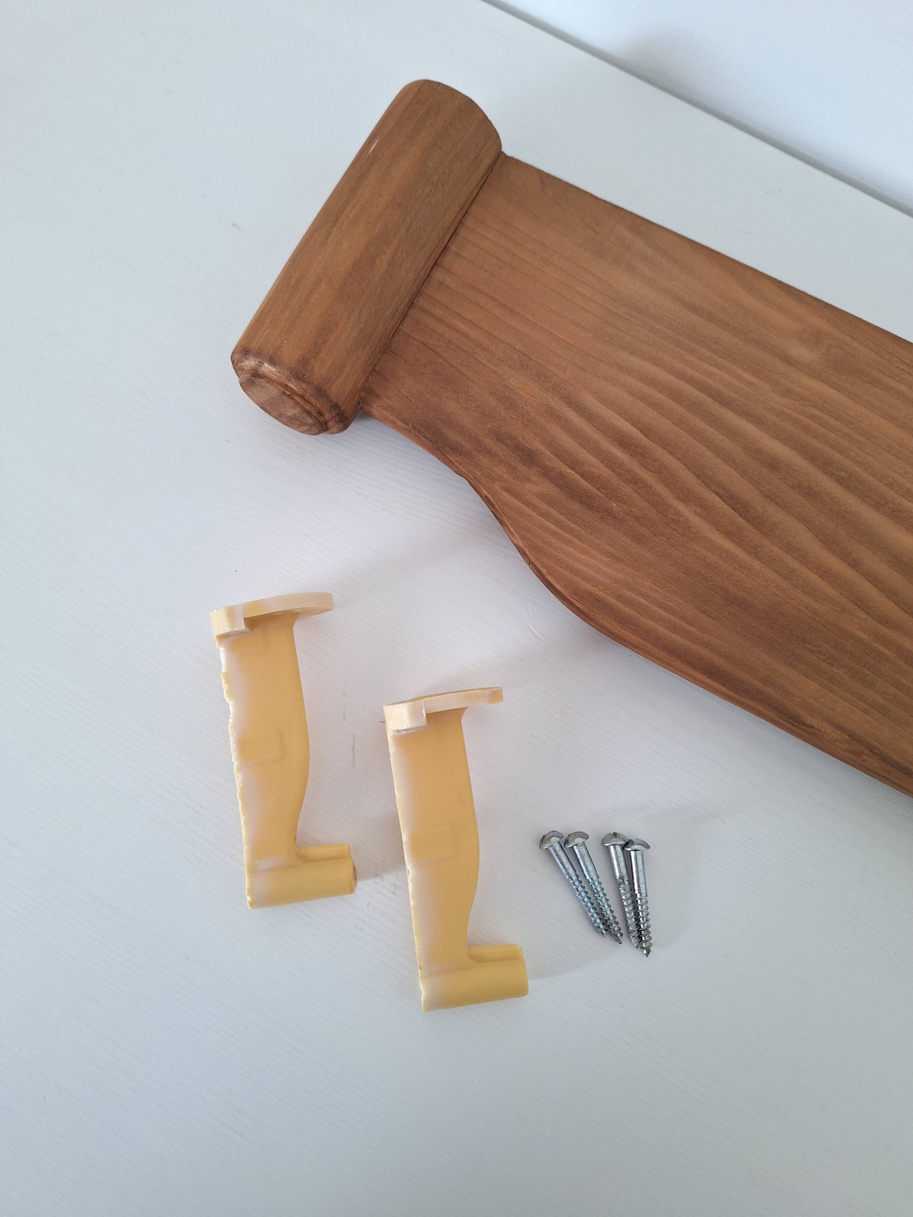 Etagère / Table murale en bois vintage