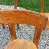 Set of 6 1950s bistro chairs