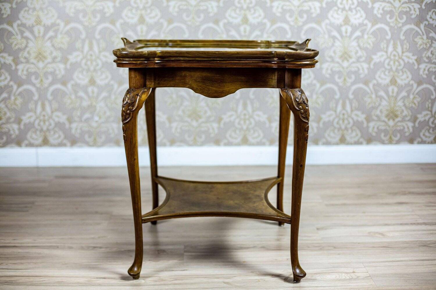 20th Century Coffee Table with a Tray, 1940s