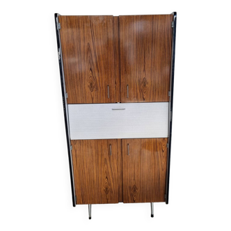 Meuble buffet formica bi couleur 1970