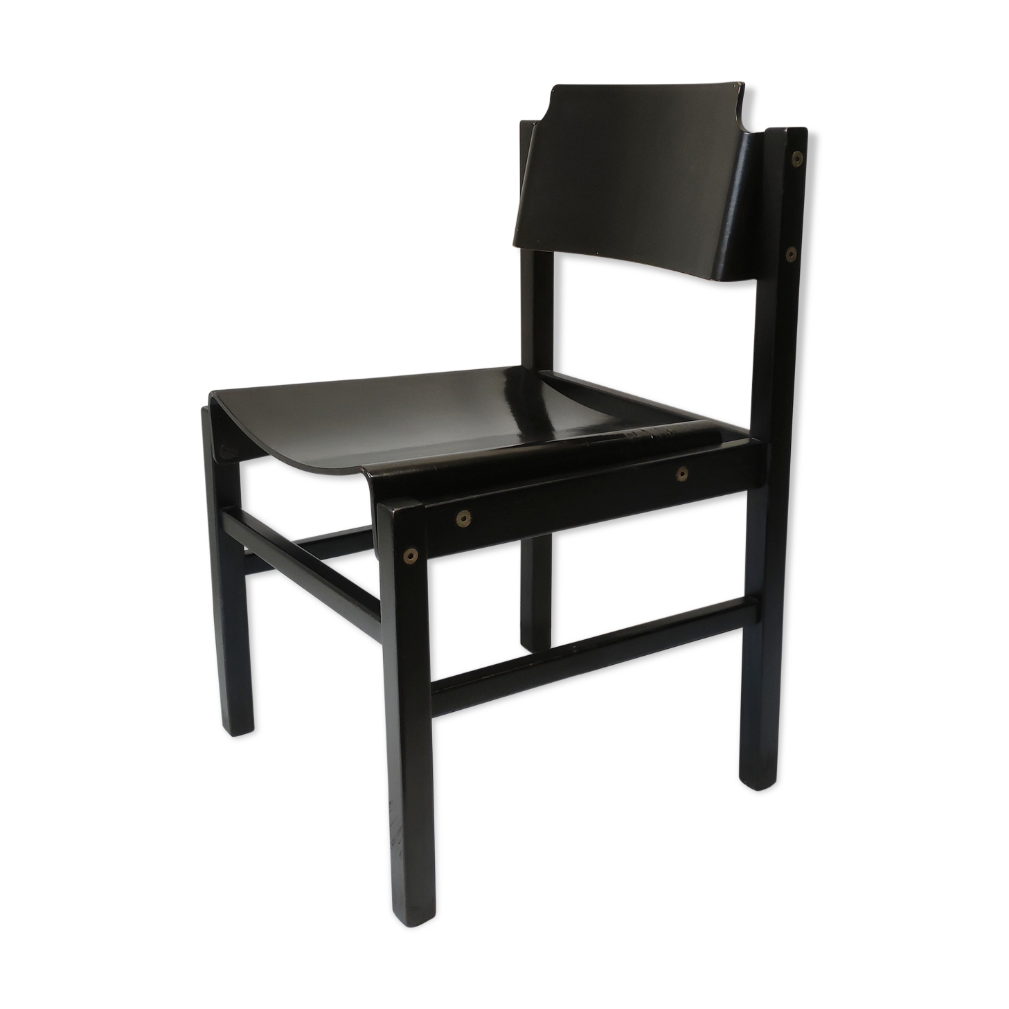 Black Italian design chair