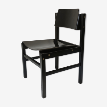 Black Italian design chair