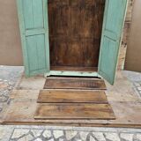 Ancienne armoire Art déco en teck birman