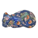 Vintage ceramic cat with fruit decoration