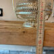 Pair of vintage jam jars / bowls – Moulded glass & mo