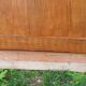 Cupboard door frame 121x97cm old wood paneled molded