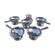 Lot de 6 bols à dessert vintage en acier inoxydable avec 5 cuillères
