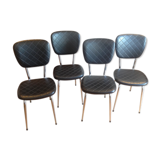 Lot de 4 chaises soudexvinyl