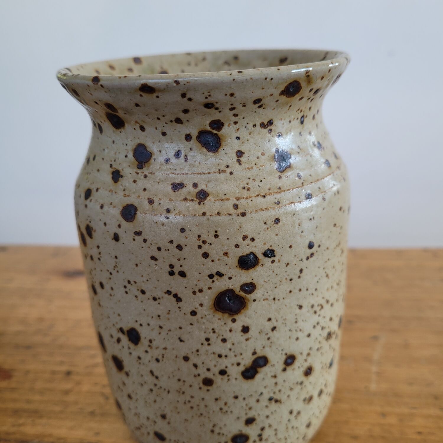 Pyrite sandstone vase