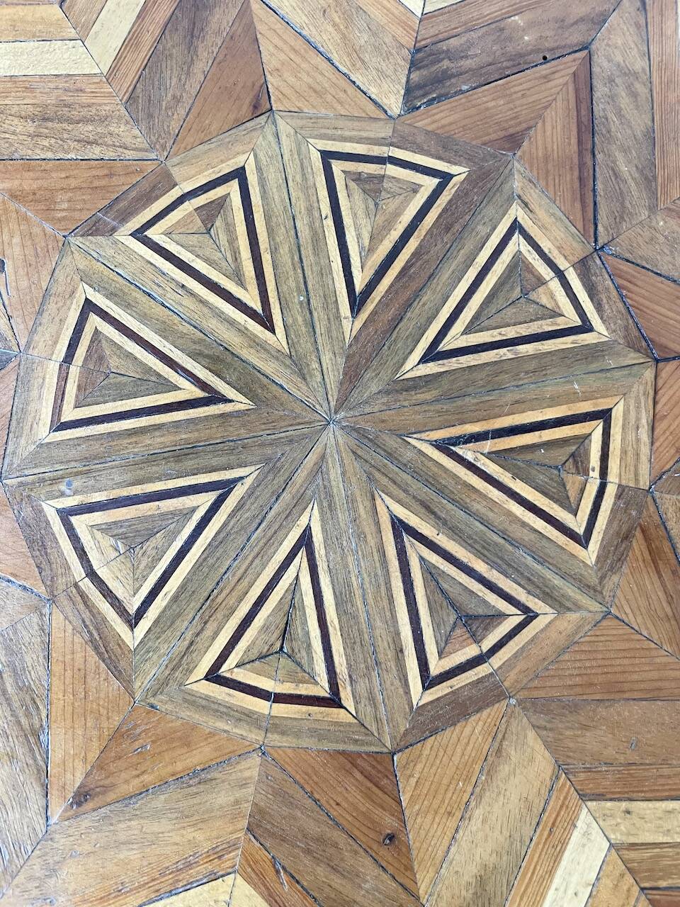 19th century inlaid side table