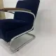 Chromed Bauhaus armchair Type S-411 by W. Gispen for Mücke Melder, 1930s