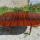 Table scandinave extensible en palissandre